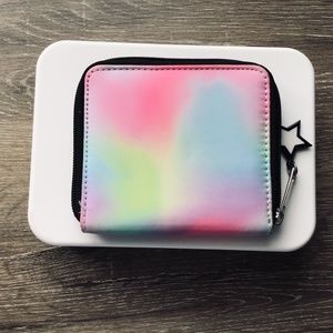 Wallet with zipper